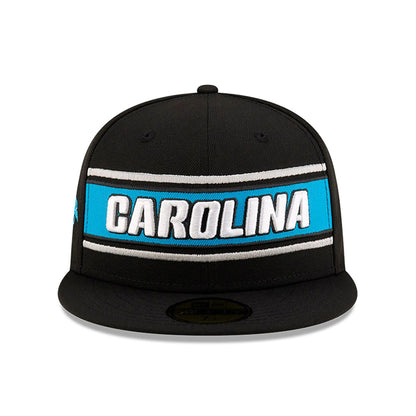 This is a Carolina Panthers NFL Sideline 2024 Black 59FIFTY Fitted Cap 3