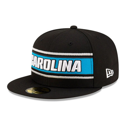 This is a Carolina Panthers NFL Sideline 2024 Black 59FIFTY Fitted Cap 4