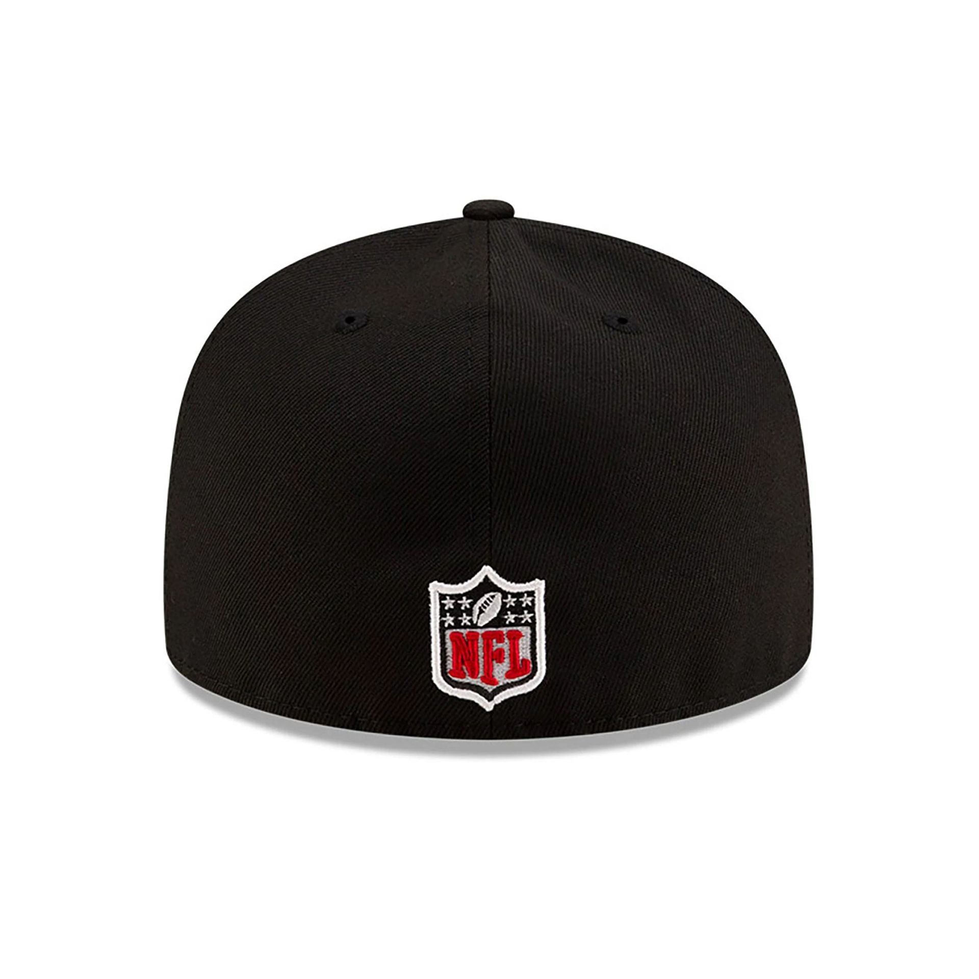 This is a Atlanta Falcons NFL Sideline 2024 Black 59FIFTY Fitted Cap 5