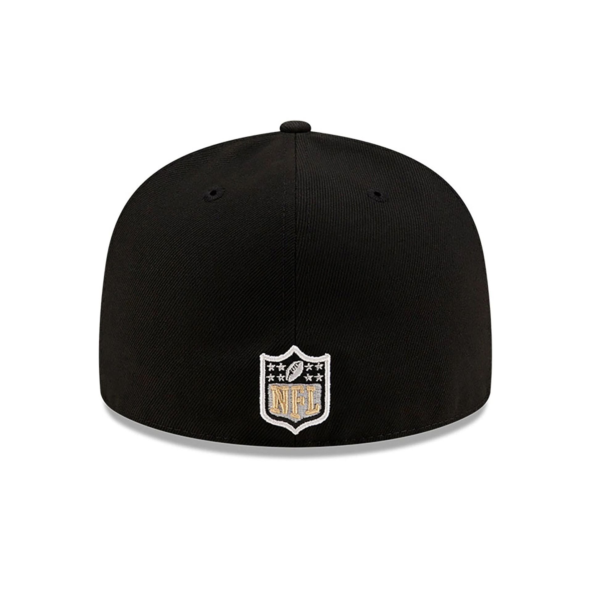 This is a New Orleans Saints NFL Sideline 2024 Black 59FIFTY Fitted Cap 5