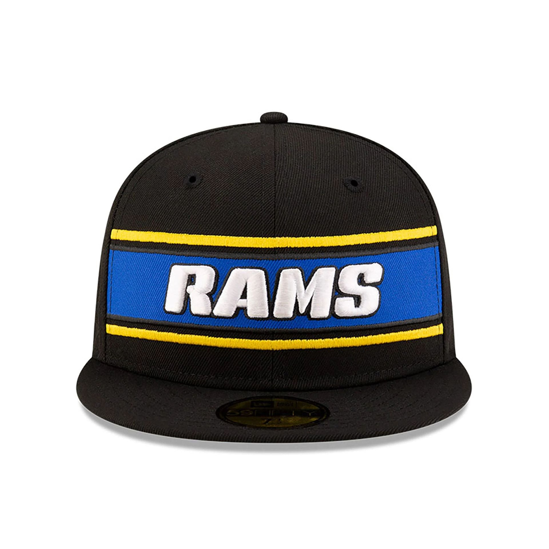 This is a LA Rams NFL Sideline 2024 Black 59FIFTY Fitted Cap 3