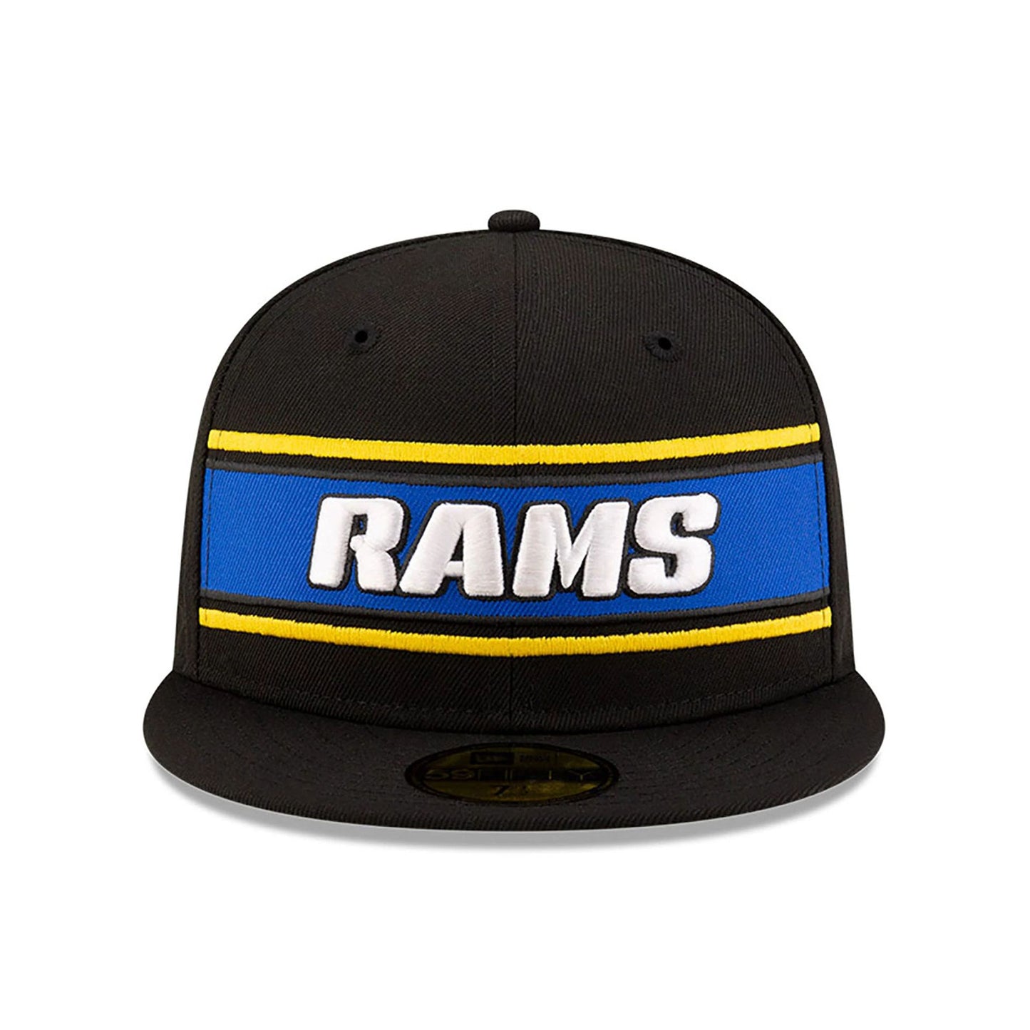 This is a LA Rams NFL Sideline 2024 Black 59FIFTY Fitted Cap 3