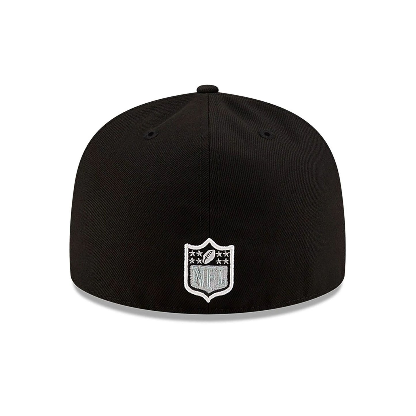 This is a Las Vegas Raiders NFL Sideline 2024 Black 59FIFTY Fitted Cap 5