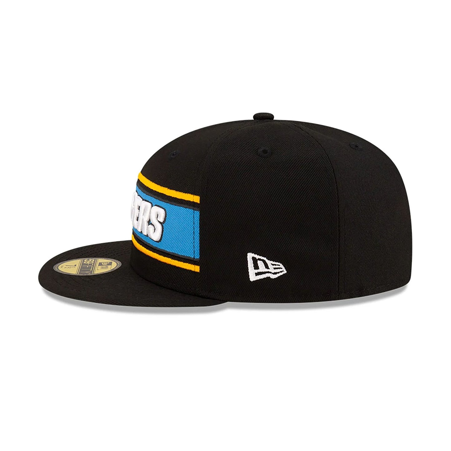 This is a LA Chargers NFL Sideline 2024 Black 59FIFTY Fitted Cap 7