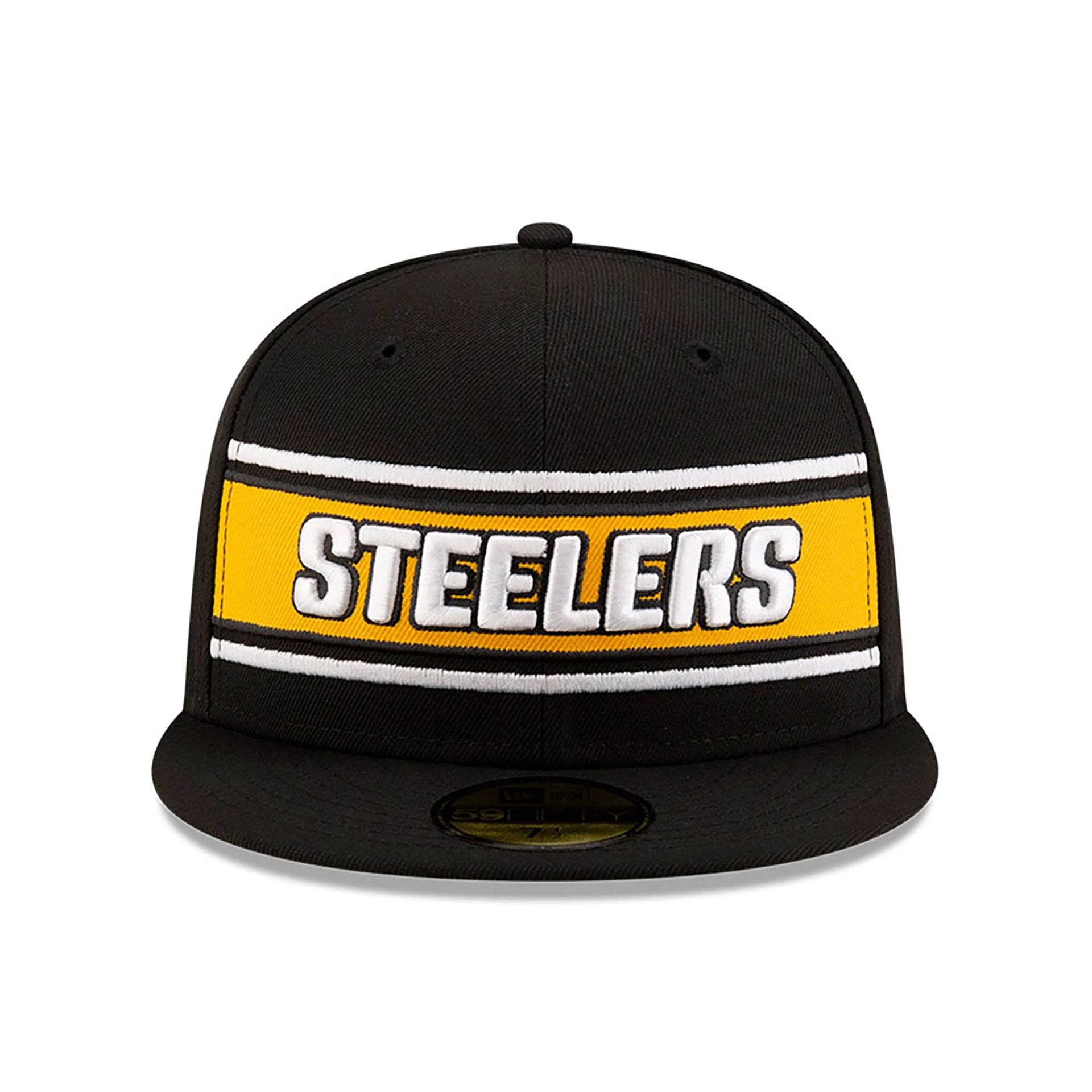 This is a Pittsburgh Steelers NFL Sideline 2024 Black 59FIFTY Fitted Cap 3