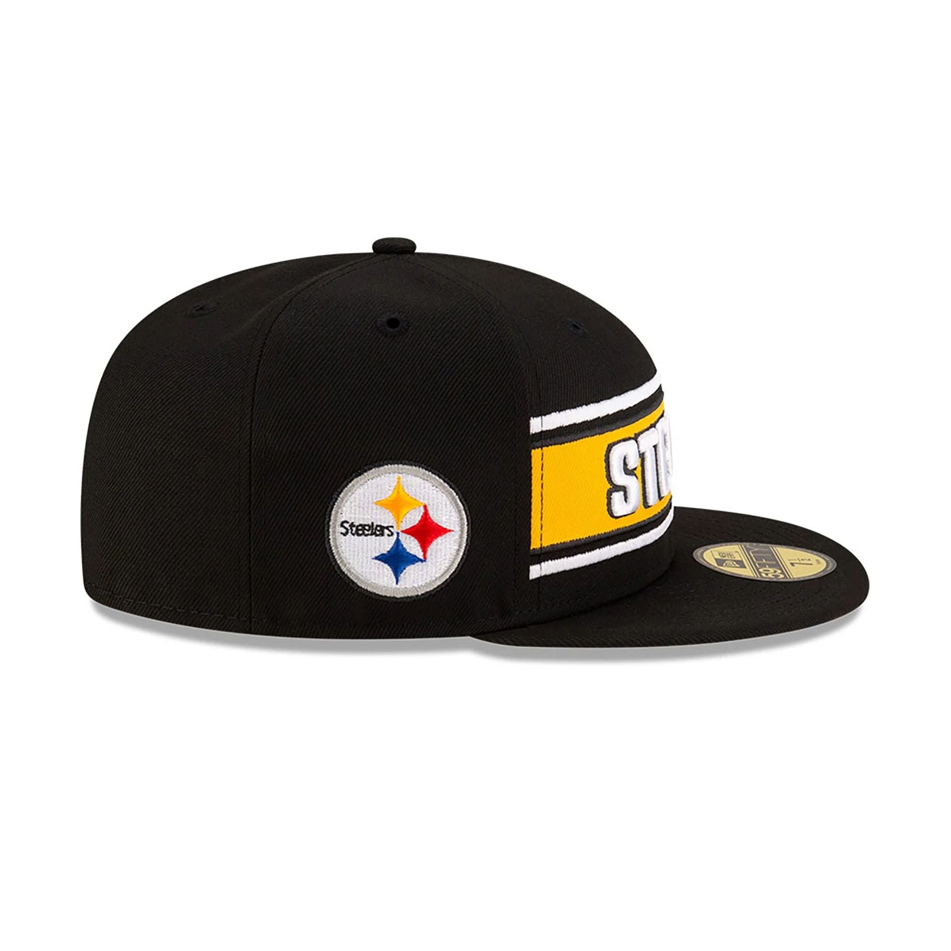 This is a Pittsburgh Steelers NFL Sideline 2024 Black 59FIFTY Fitted Cap 6