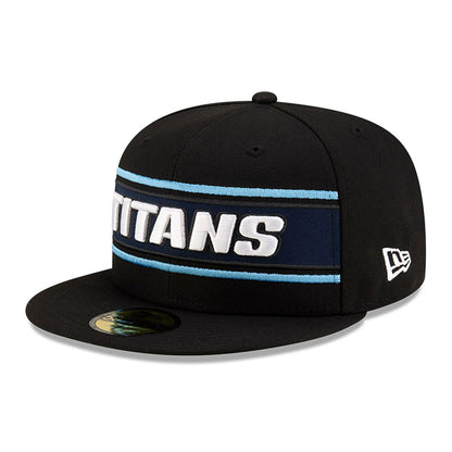 This is a Tennessee Titans NFL Sideline 2024 Black 59FIFTY Fitted Cap 4