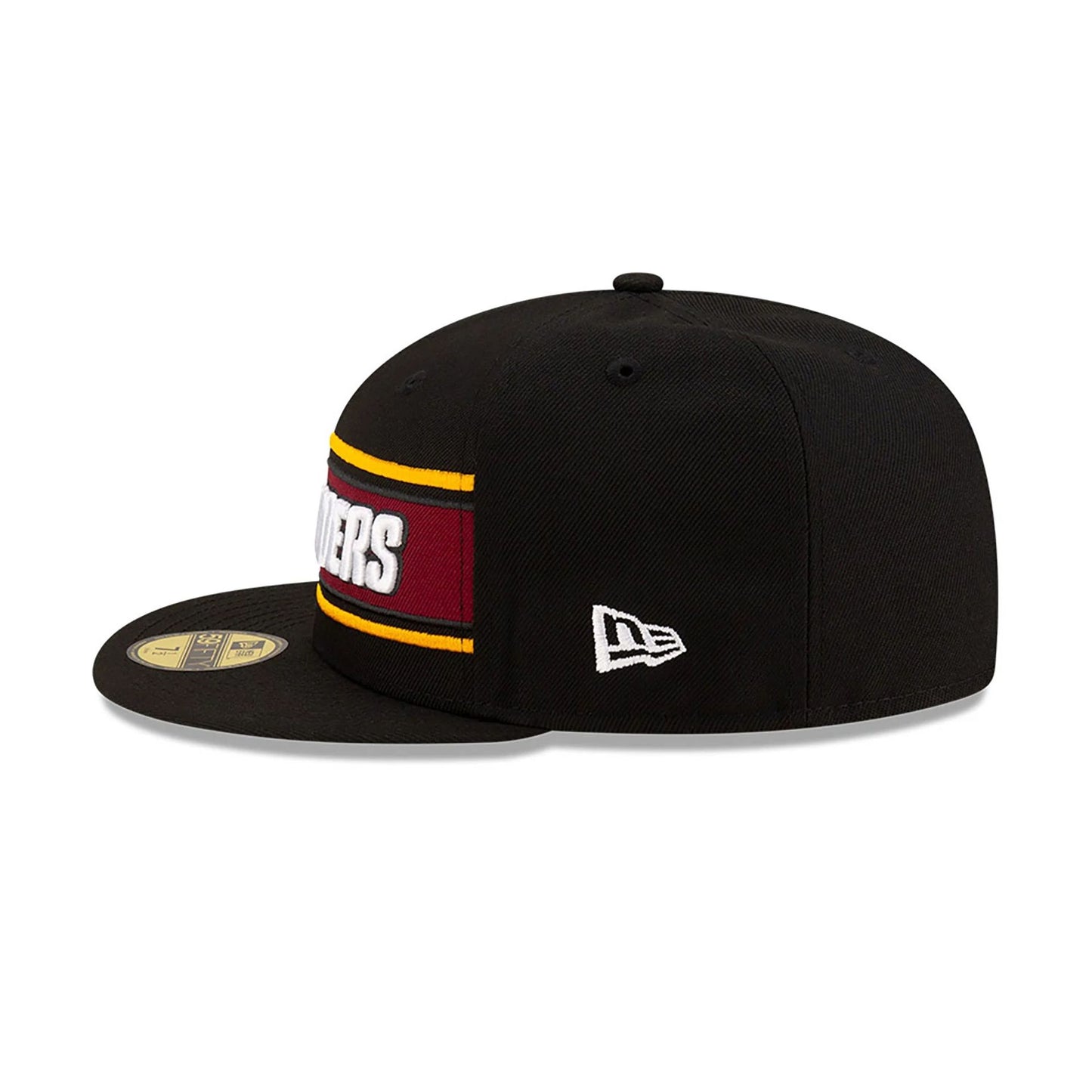 This is a Washington Commanders NFL Sideline 2024 Black 59FIFTY Fitted Cap 7