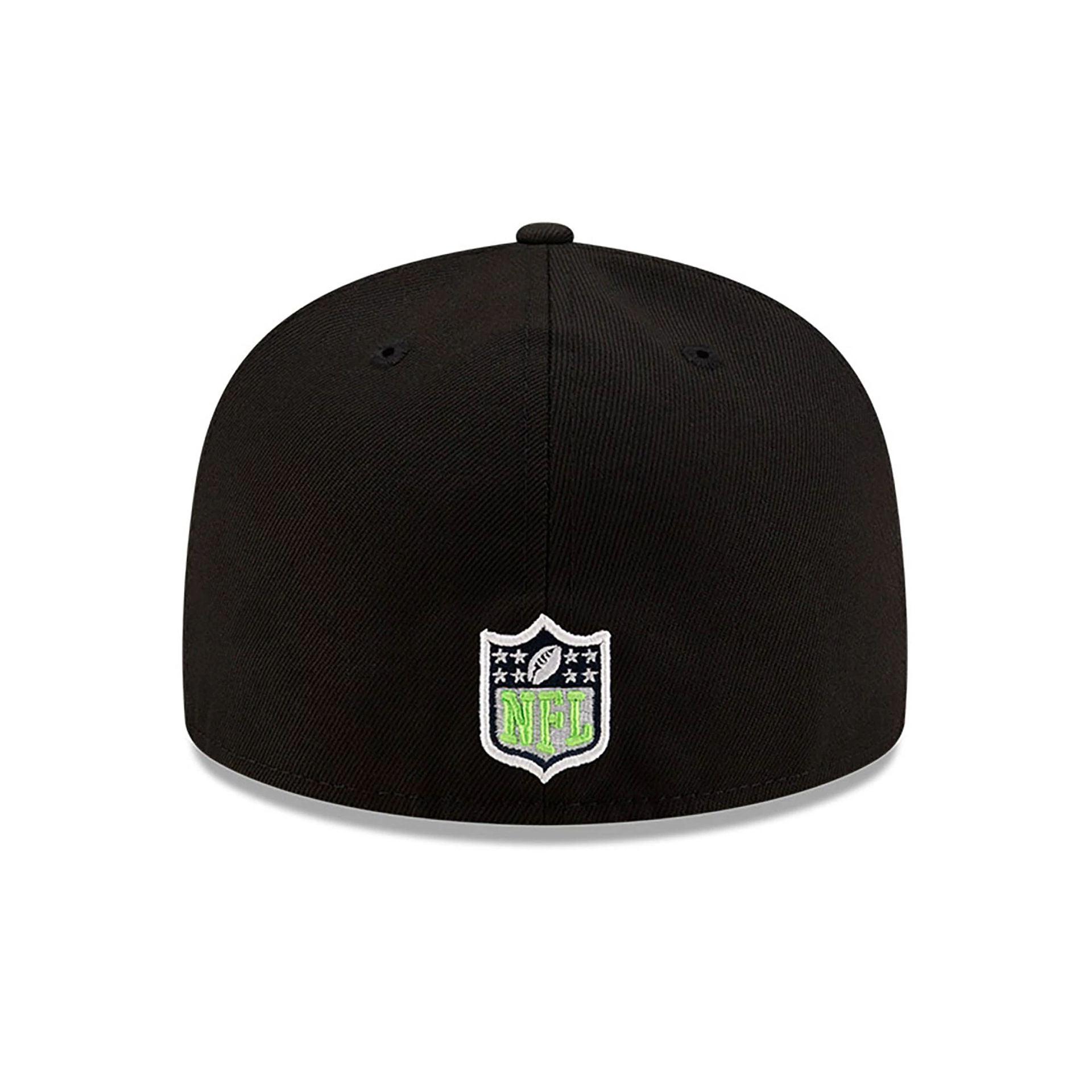 This is a Seattle Seahawks NFL Sideline 2024 Black 59FIFTY Fitted Cap 5