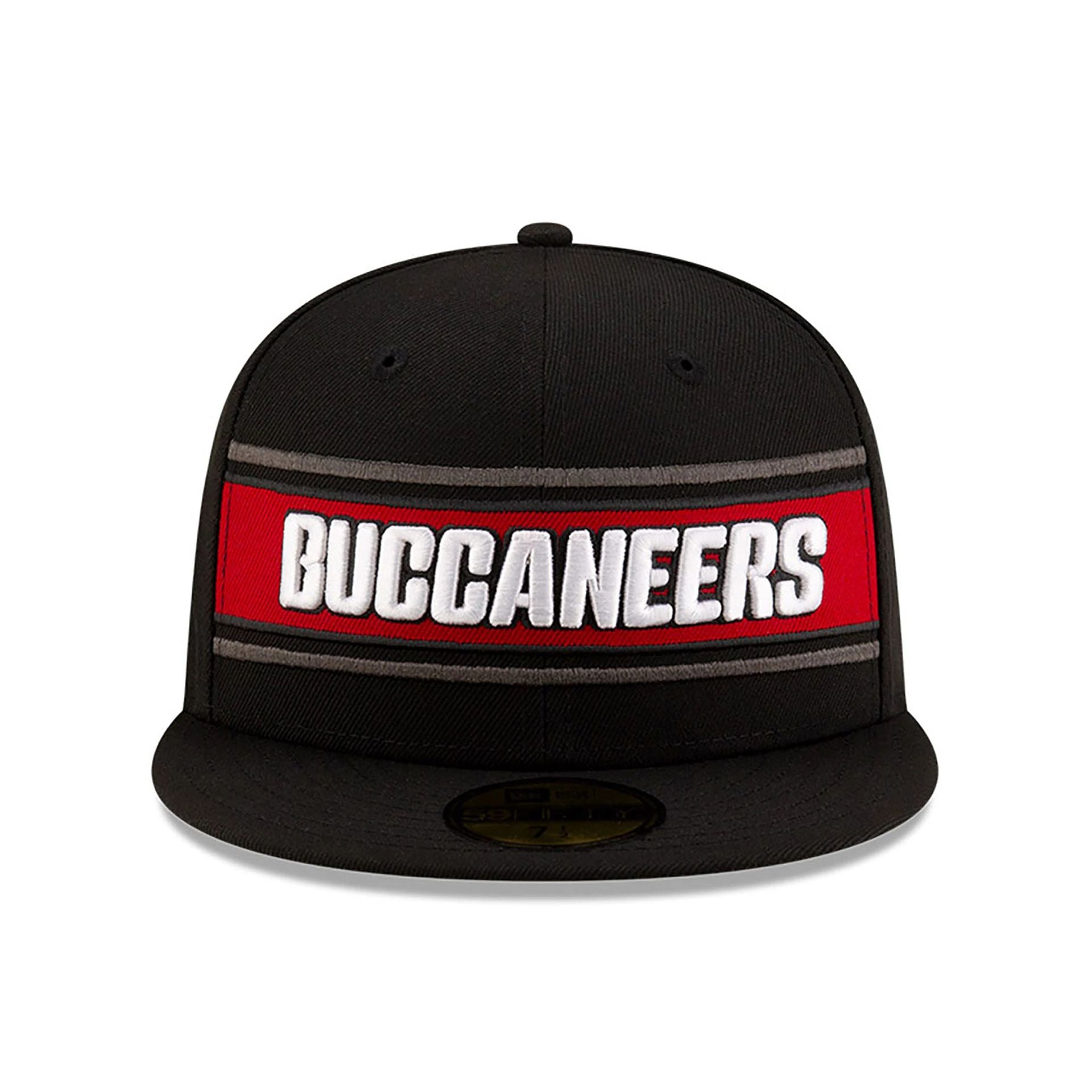 This is a Tampa Bay Buccaneers NFL Sideline 2024 Black 59FIFTY Fitted Cap 3