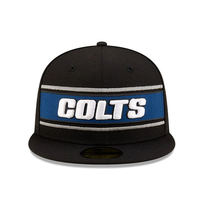 This is a Indianapolis Colts NFL Sideline 2024 Black 59FIFTY Fitted Cap 3