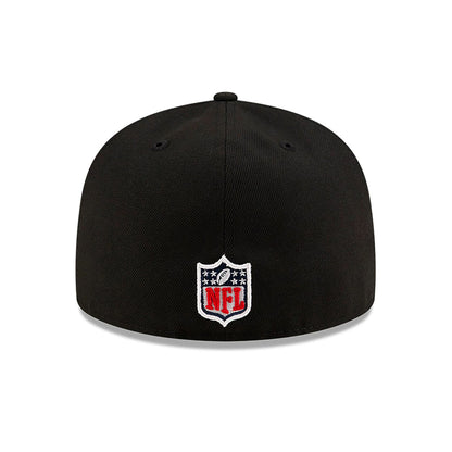 This is a New England Patriots NFL Sideline 2024 Black 59FIFTY Fitted Cap 5