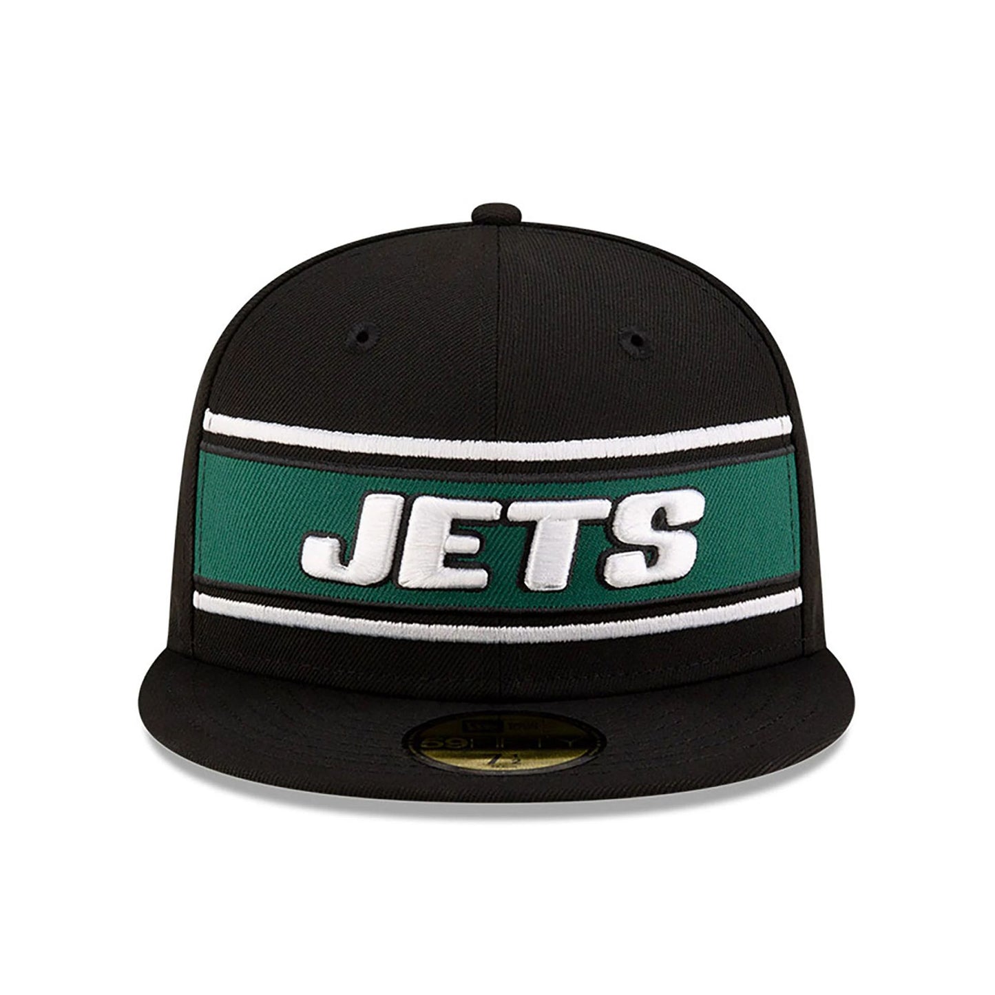 This is a New York Jets NFL Sideline 2024 Black 59FIFTY Fitted Cap 3