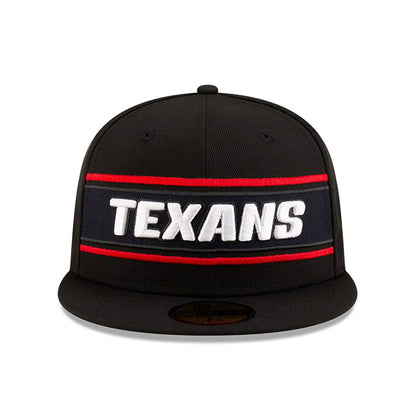 This is a Houston Texans NFL Sideline 2024 Black 59FIFTY Fitted Cap 3