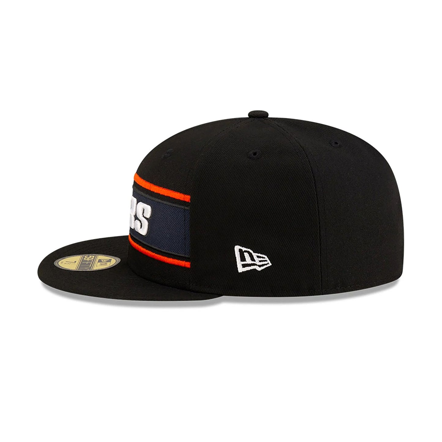 This is a Chicago Bears NFL Sideline 2024 Black 59FIFTY Fitted Cap 7