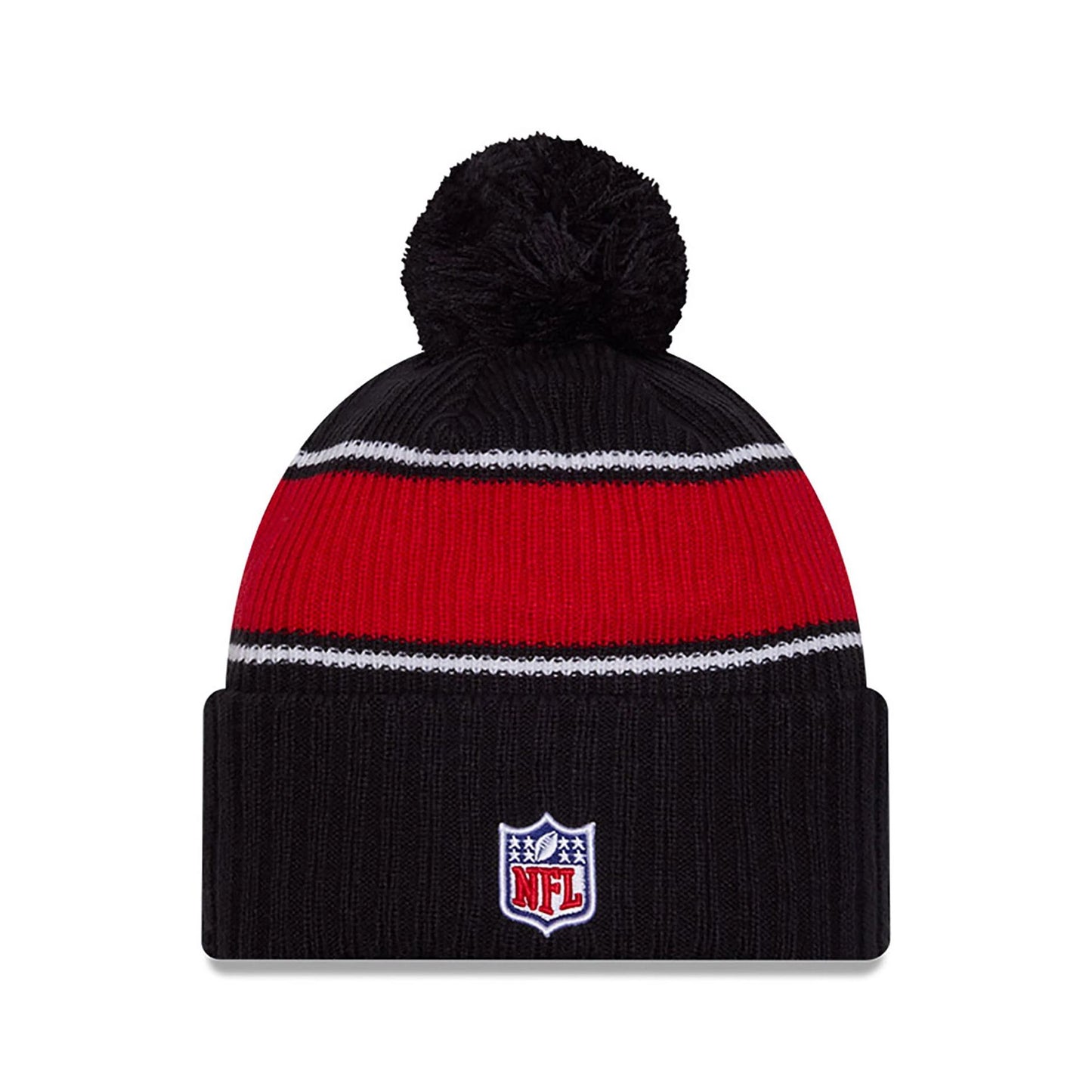 This is a Houston Texans NFL Sideline 2024 Navy Sport Knit Beanie Hat 2