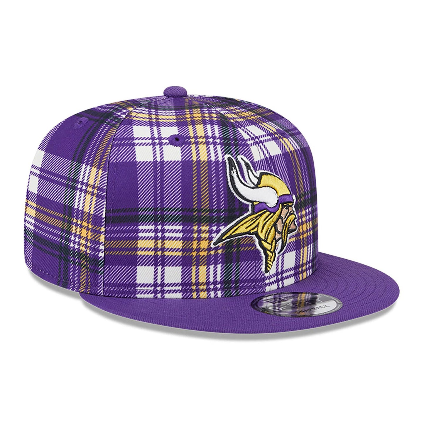 This is a Minnesota Vikings NFL Sideline 2024 Purple 9FIFTY Snapback Cap 4