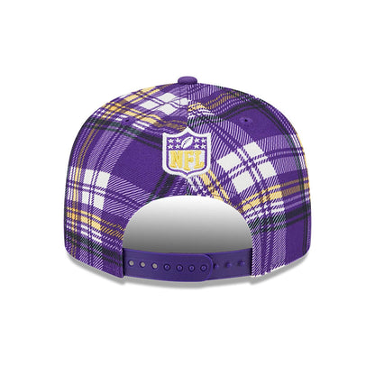 This is a Minnesota Vikings NFL Sideline 2024 Purple 9FIFTY Snapback Cap 5