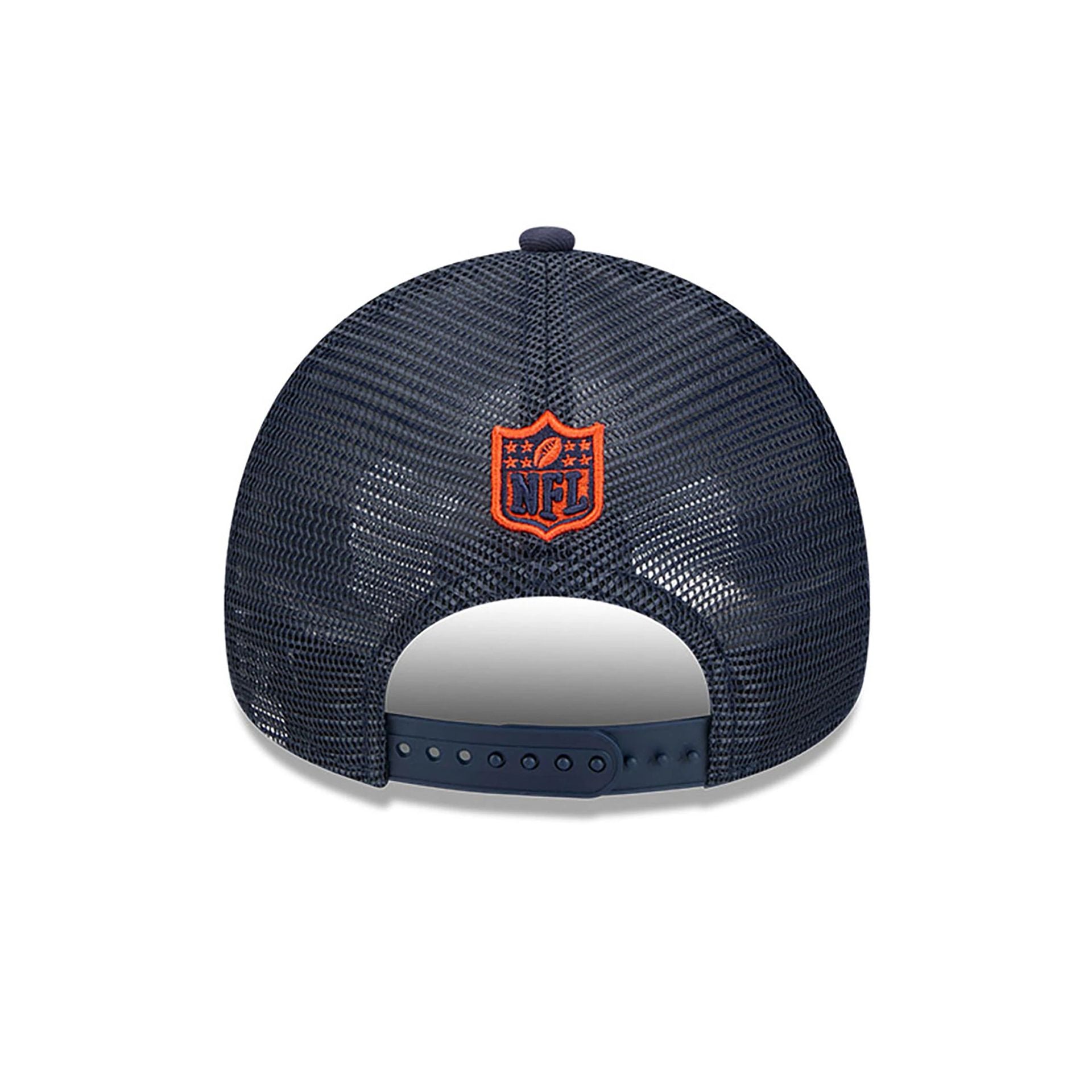 This is a Chicago Bears NFL Sideline 2024 Historic Dark Blue 9FORTY A-Frame Adjustable Cap 5