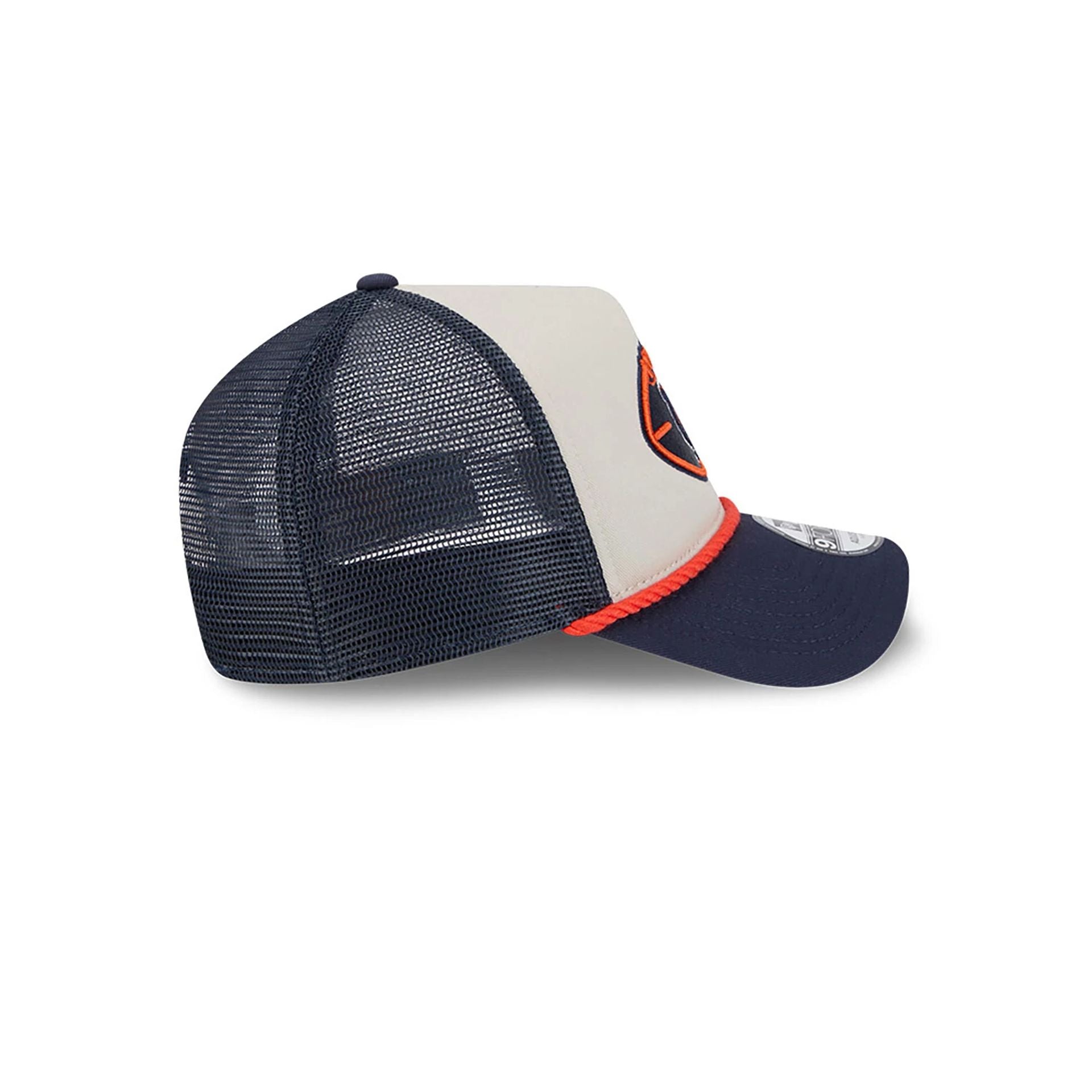 This is a Chicago Bears NFL Sideline 2024 Historic Dark Blue 9FORTY A-Frame Adjustable Cap 6