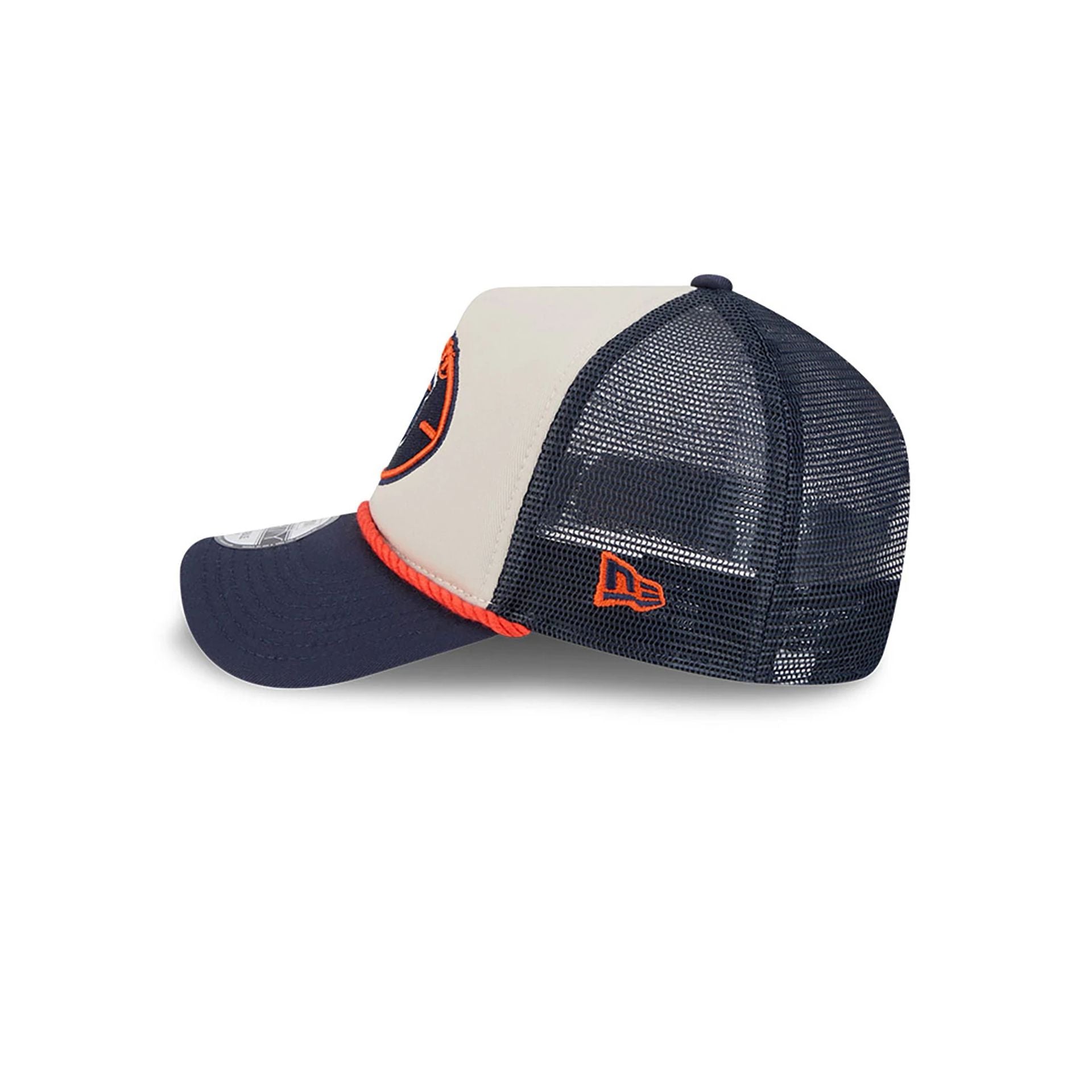 This is a Chicago Bears NFL Sideline 2024 Historic Dark Blue 9FORTY A-Frame Adjustable Cap 7