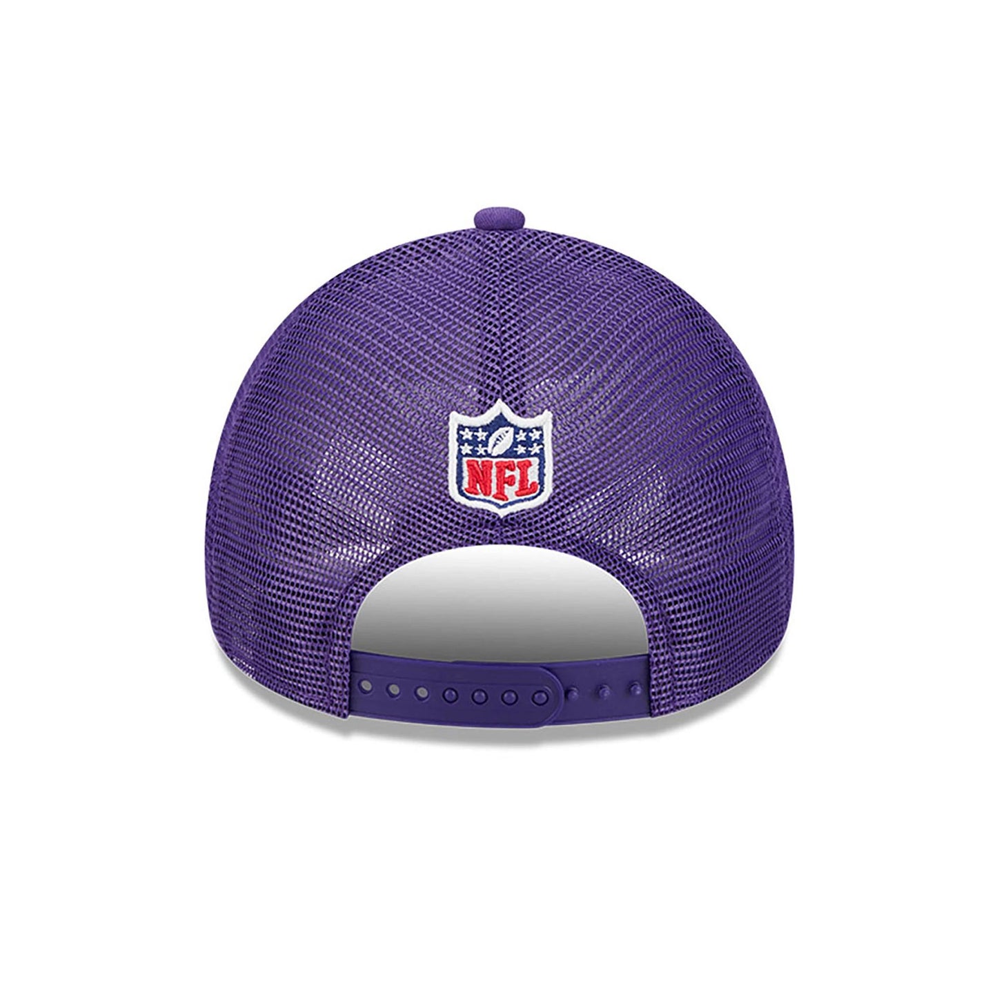 This is a Minnesota Vikings NFL Sideline 2024 Historic Purple 9FORTY A-Frame Adjustable Cap 5