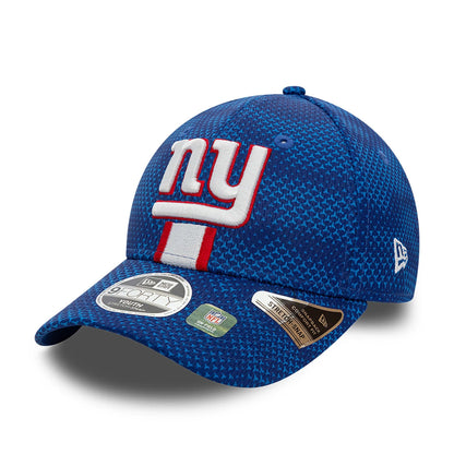 This is a New York Giants Youth NFL Sideline 2024 Blue 9FORTY Stretch Snap Cap 3