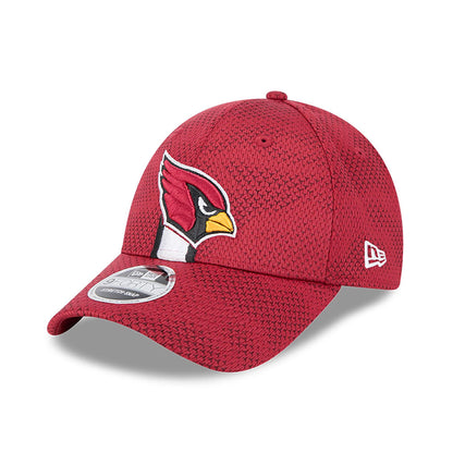 This is a Arizona Cardinals NFL Sideline 2024 Dark Red 9FORTY Stretch Snap Cap 3