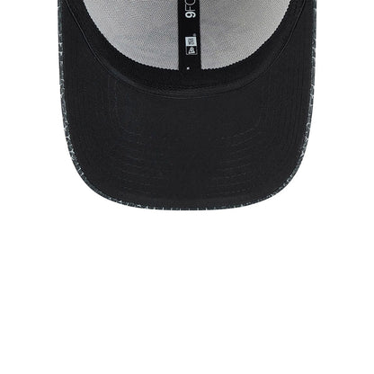 This is a Baltimore Ravens NFL Sideline 2024 Black 9FORTY Stretch Snap Cap 4