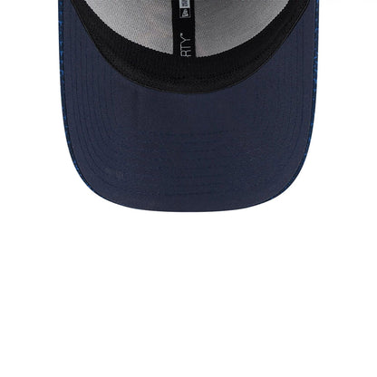 This is a Chicago Bears NFL Sideline 2024 Navy 9FORTY Stretch Snap Cap 4