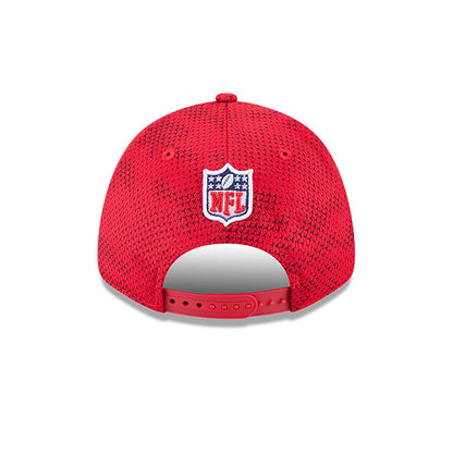 This is a Kansas City Chiefs NFL Sideline 2024 Red 9FORTY Stretch Snap Cap 5