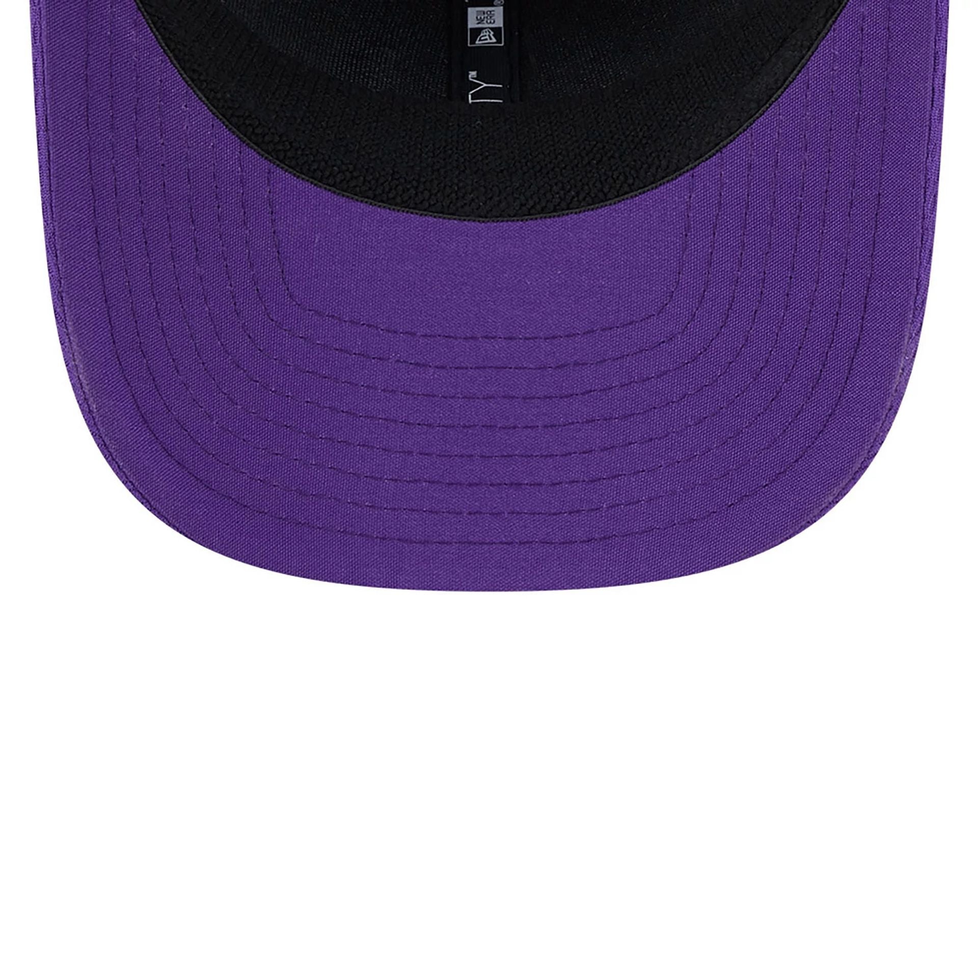 This is a Minnesota Vikings NFL Sideline 2024 Purple 9SEVENTY Stretch Snap Cap 4