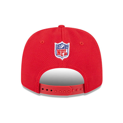 This is a Kansas City Chiefs NFL Sideline 2024 Red 9SEVENTY Stretch Snap Cap 4