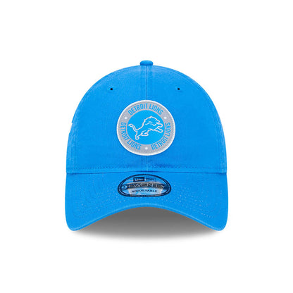 This is a Detroit Lions NFL Sideline 2024 Blue 9TWENTY Adjustable Cap 2