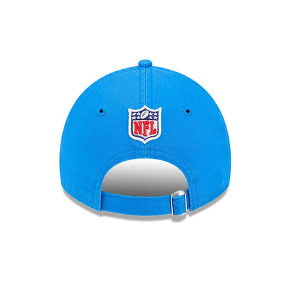 This is a Detroit Lions NFL Sideline 2024 Blue 9TWENTY Adjustable Cap 5