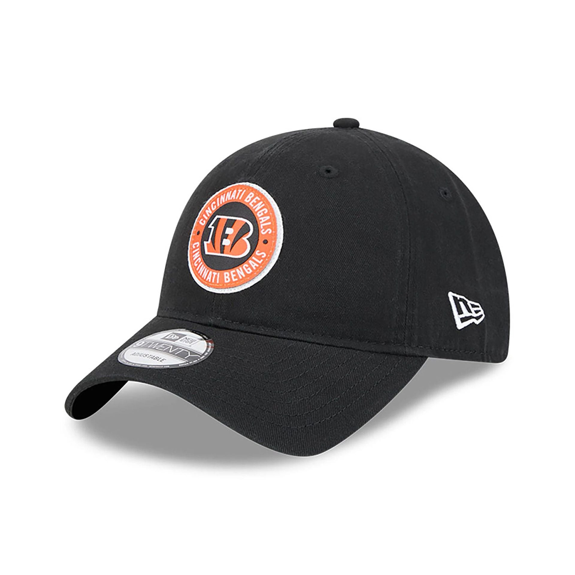 This is a Cincinnati Bengals NFL Sideline 2024 Black 9TWENTY Adjustable Cap 3