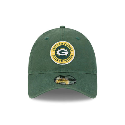 This is a Green Bay Packers NFL Sideline 2024 Dark Green 9TWENTY Adjustable Cap 2