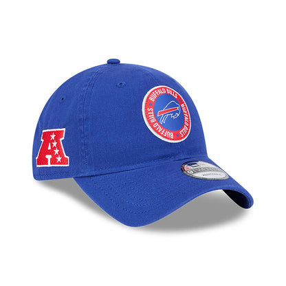 This is a Buffalo Bills NFL Sideline 2024 Blue 9TWENTY Adjustable Cap 1