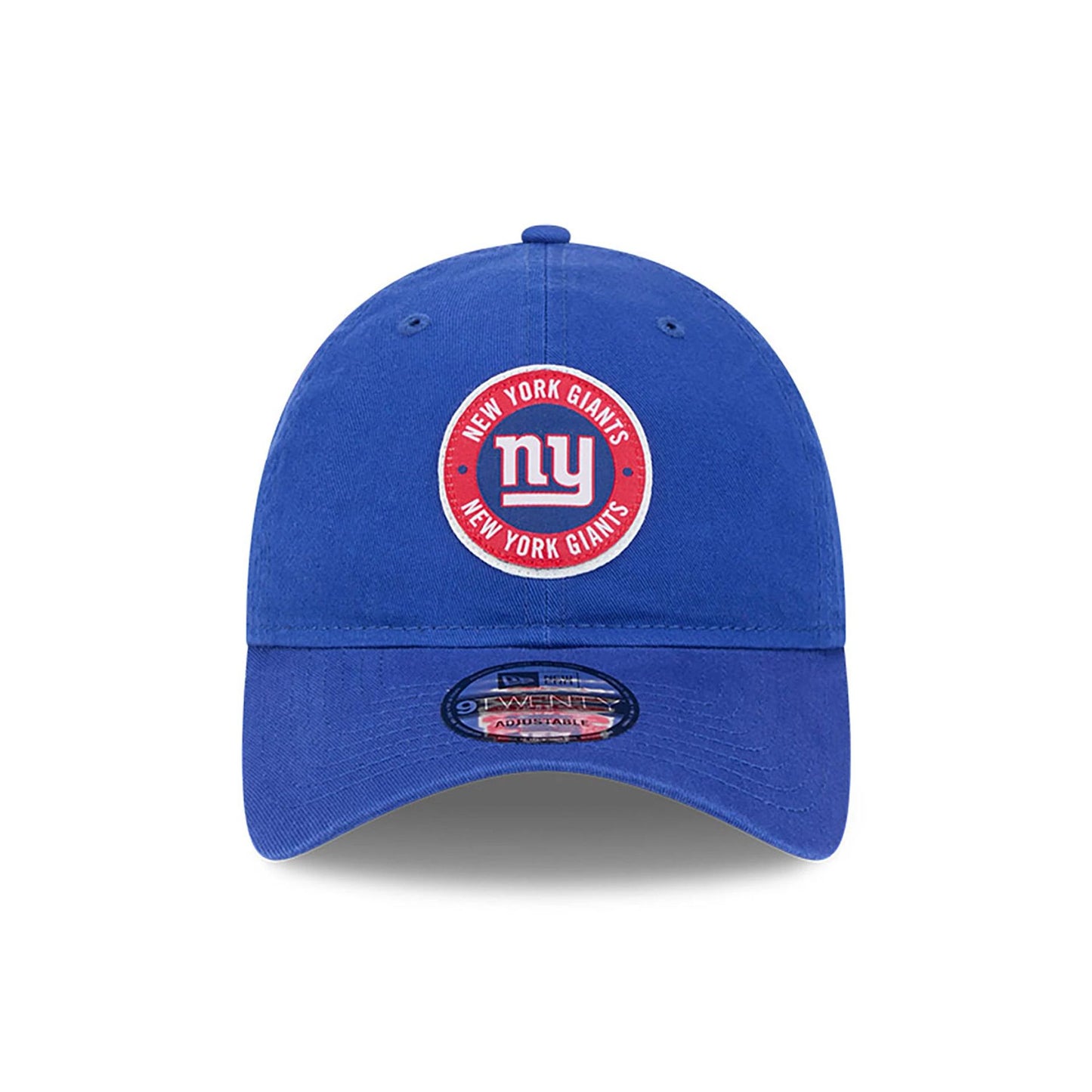 This is a New York Giants NFL Sideline 2024 Blue 9TWENTY Adjustable Cap 2