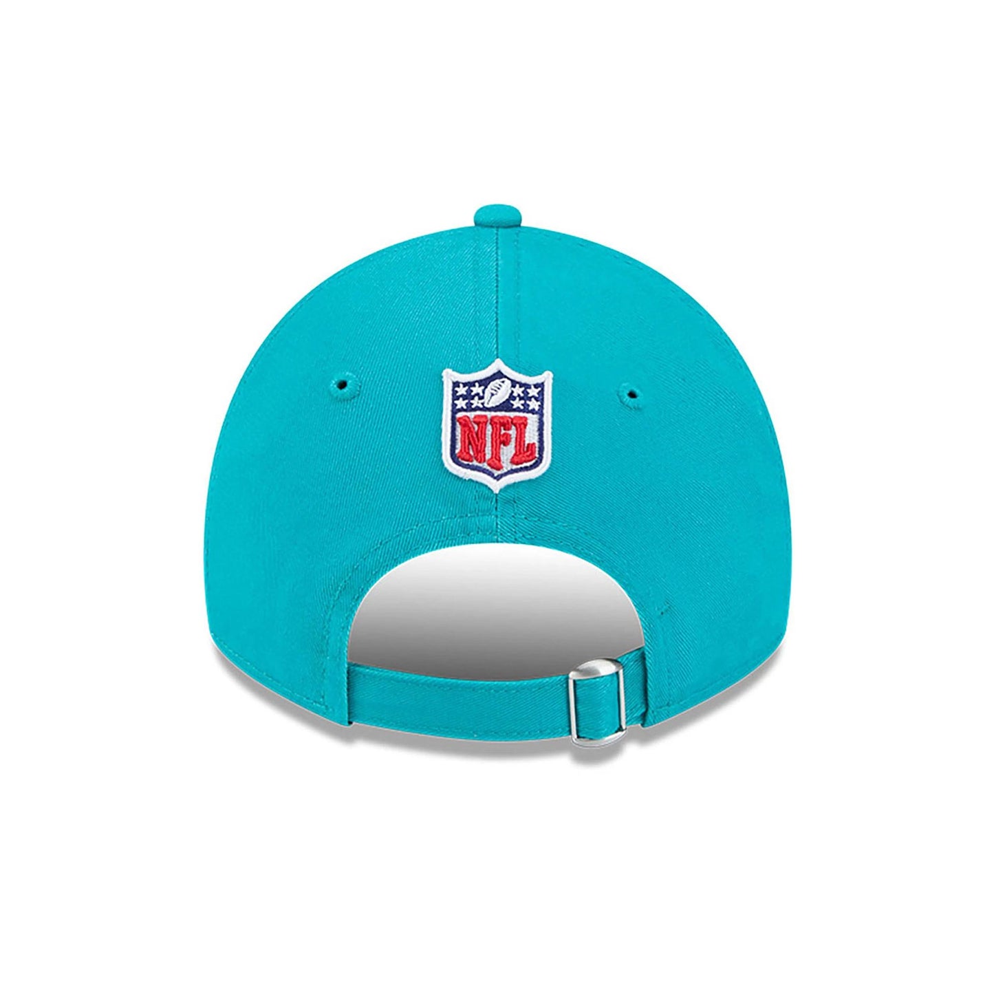 This is a Miami Dolphins NFL Sideline 2024 Turquoise 9TWENTY Adjustable Cap 5