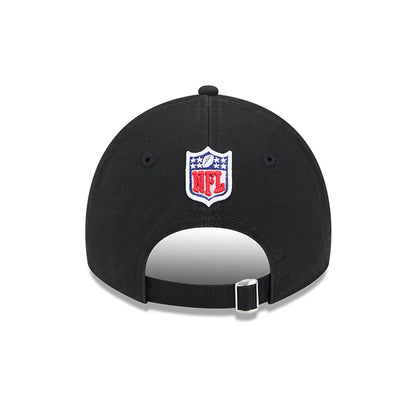 This is a Las Vegas Raiders NFL Sideline 2024 Black 9TWENTY Adjustable Cap 5