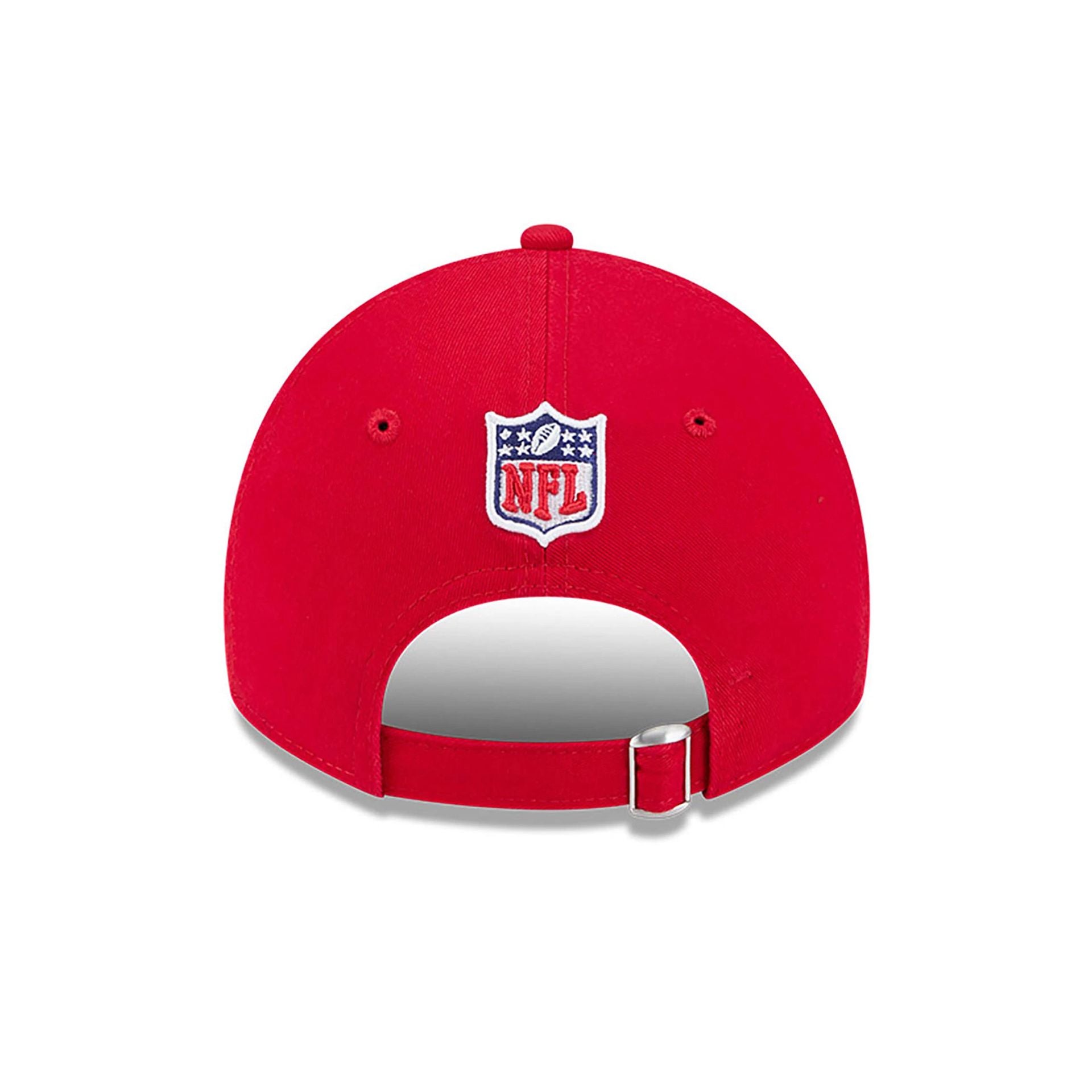 This is a Tampa Bay Buccaneers NFL Sideline 2024 Red 9TWENTY Adjustable Cap 5