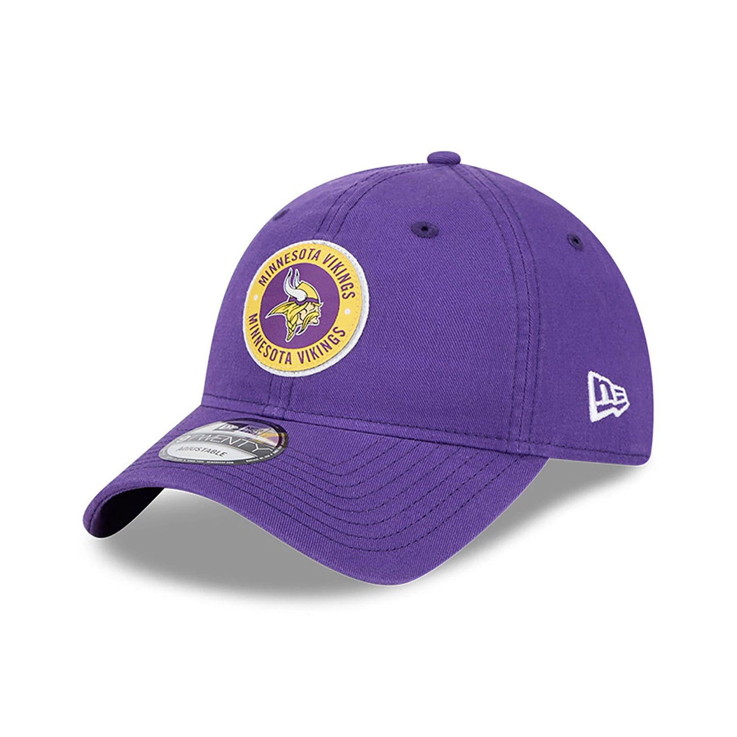 This is a Minnesota Vikings NFL Sideline 2024 Purple 9TWENTY Adjustable Cap 3