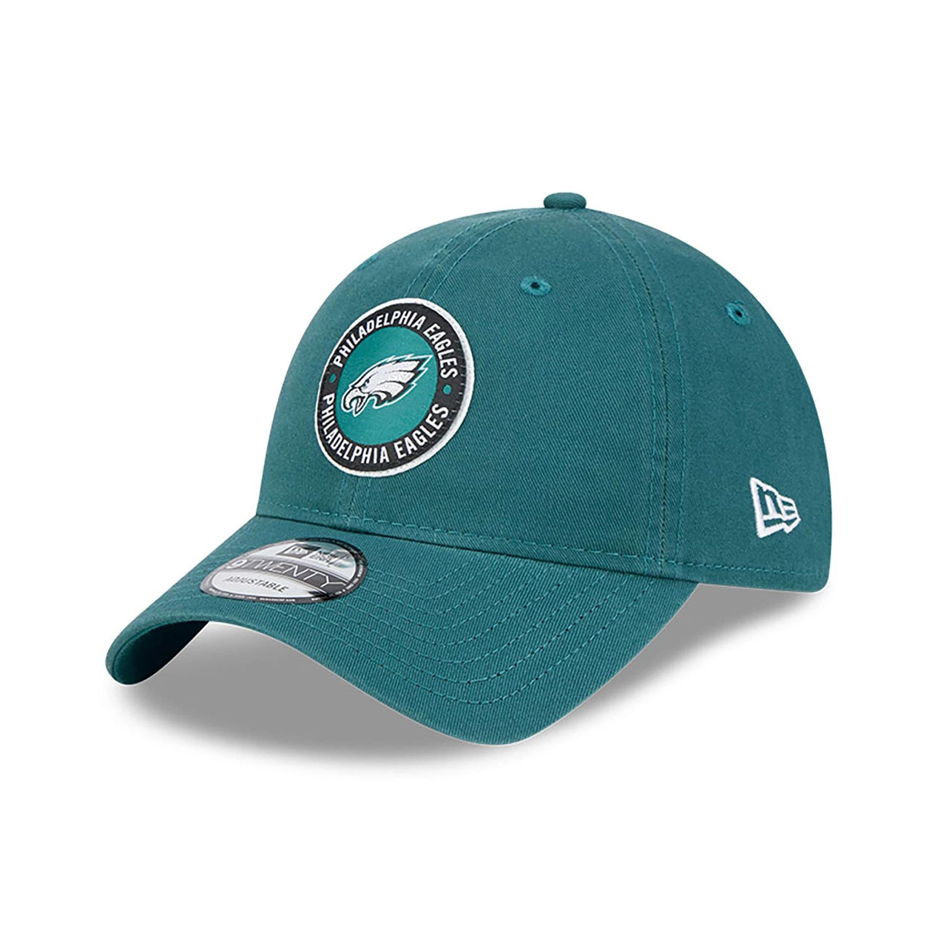 This is a Philadelphia Eagles NFL Sideline 2024 Dark Green 9TWENTY Adjustable Cap 3