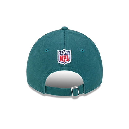 This is a Philadelphia Eagles NFL Sideline 2024 Dark Green 9TWENTY Adjustable Cap 5