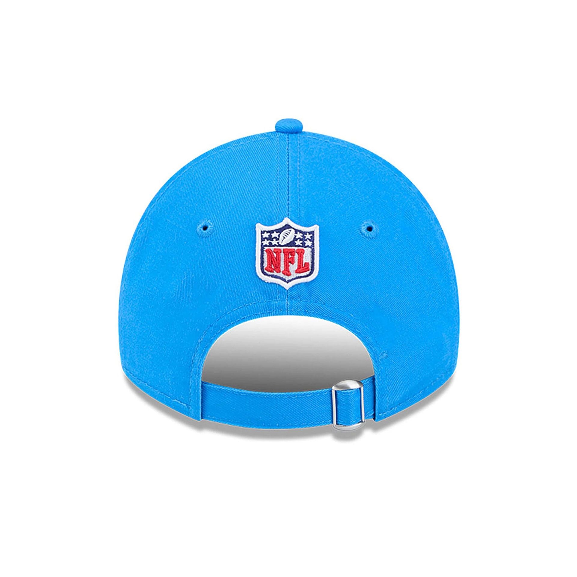 This is a LA Chargers NFL Sideline 2024 Blue 9TWENTY Adjustable Cap 5