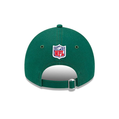 This is a New York Jets NFL Sideline 2024 Green 9TWENTY Adjustable Cap 5