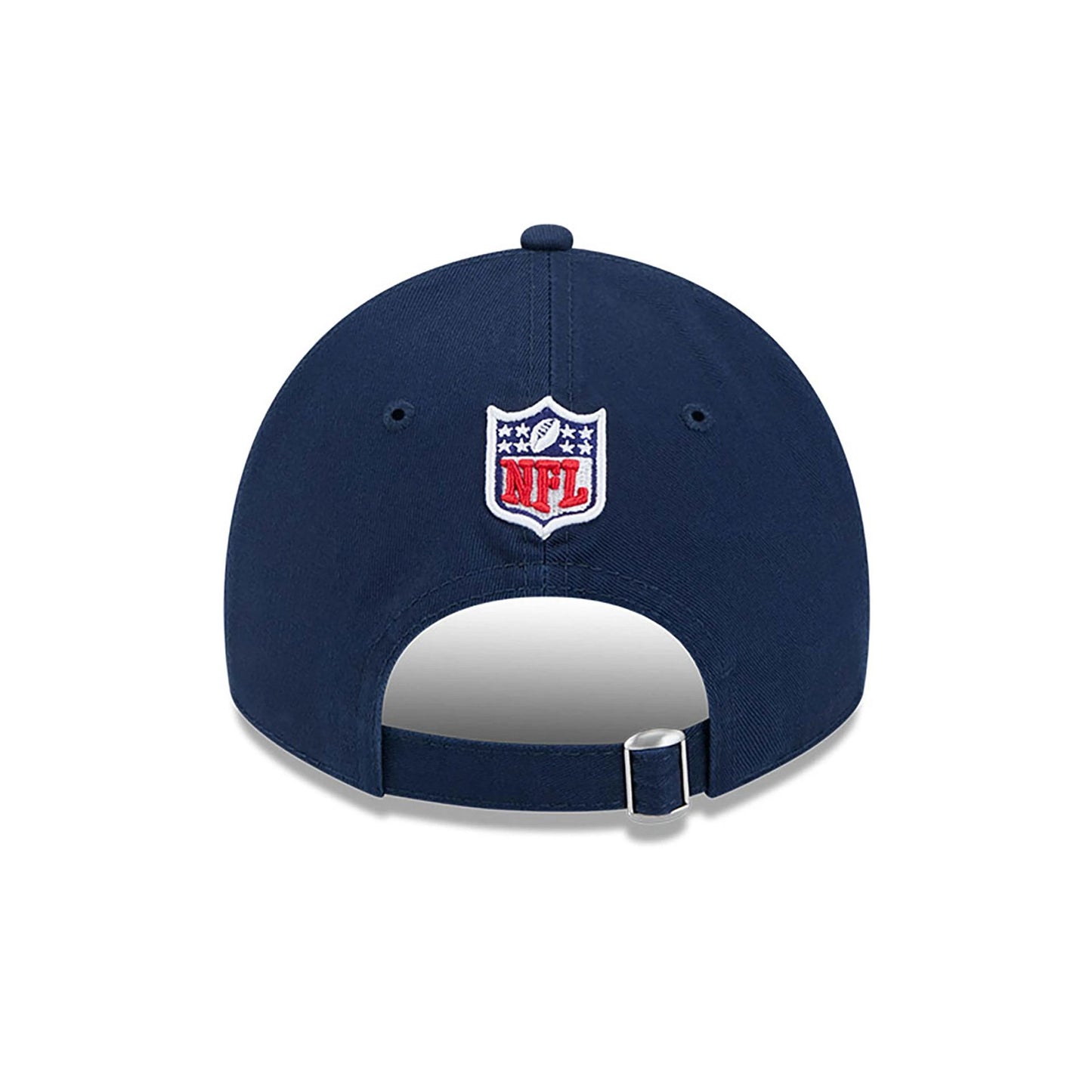 This is a New England Patriots NFL Sideline 2024 Dark Blue 9TWENTY Adjustable Cap 5