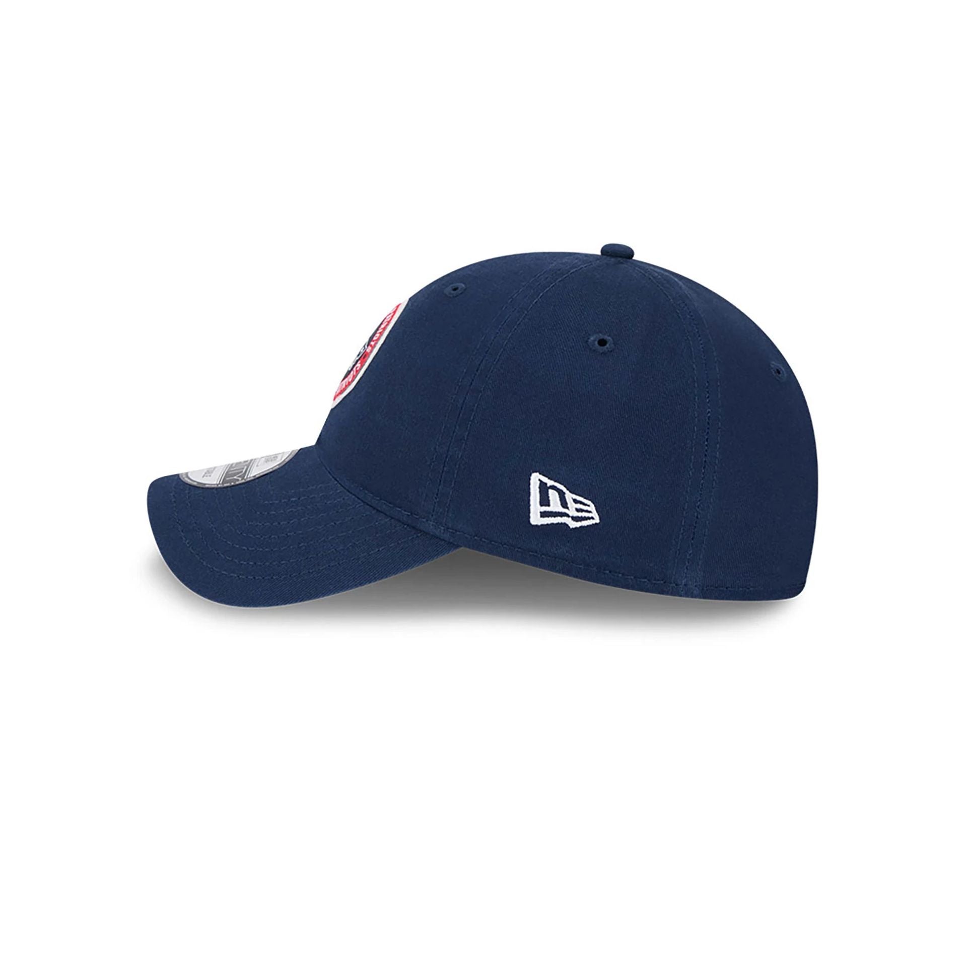 This is a New England Patriots NFL Sideline 2024 Dark Blue 9TWENTY Adjustable Cap 7