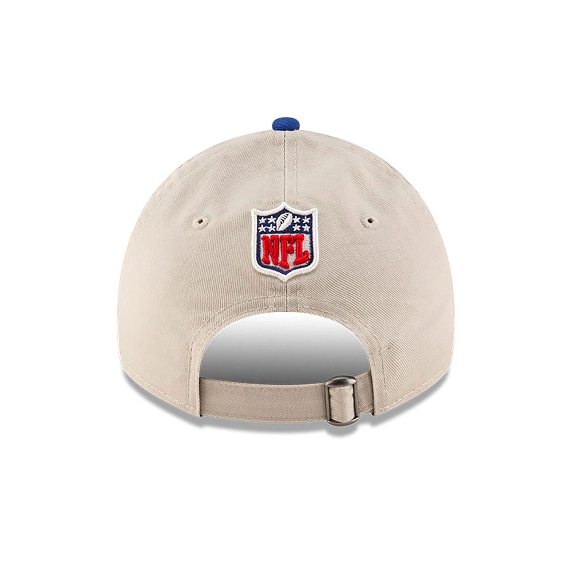 This is a Seattle Seahawks NFL Sideline 2024 Historic Beige 9TWENTY Adjustable Cap 5